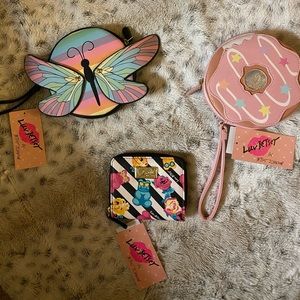 Betsey Johnson coin purses/wallets set